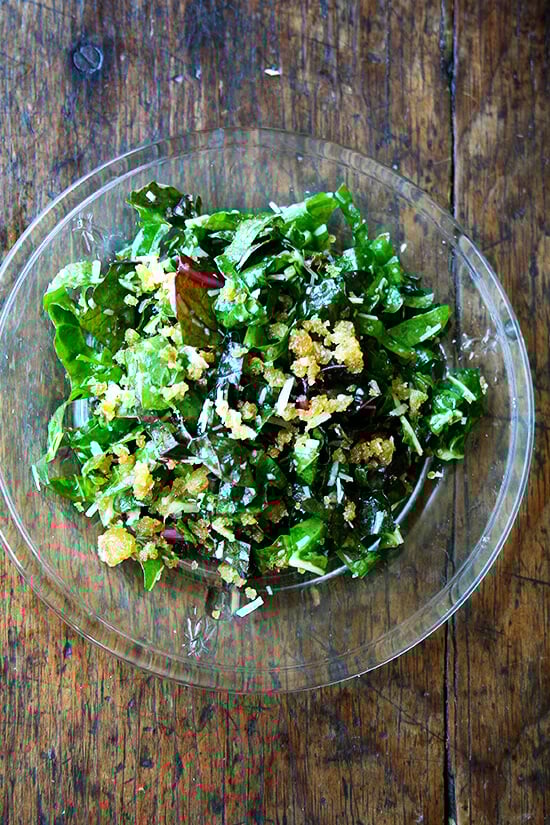 Elevate Your Meal: Vibrant Swiss Chard Salad with Lemon Parmesan
